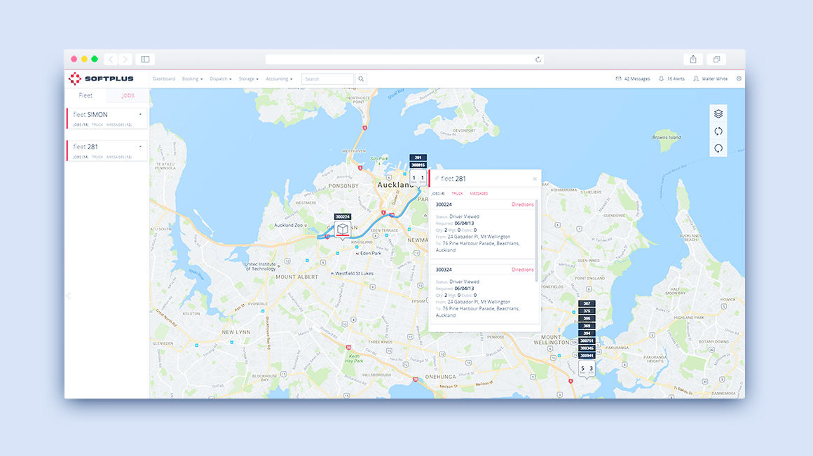Customer portal interface